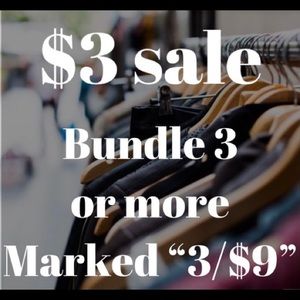 💥 3/$9 or mix and match with $5 items NWT ITEMS